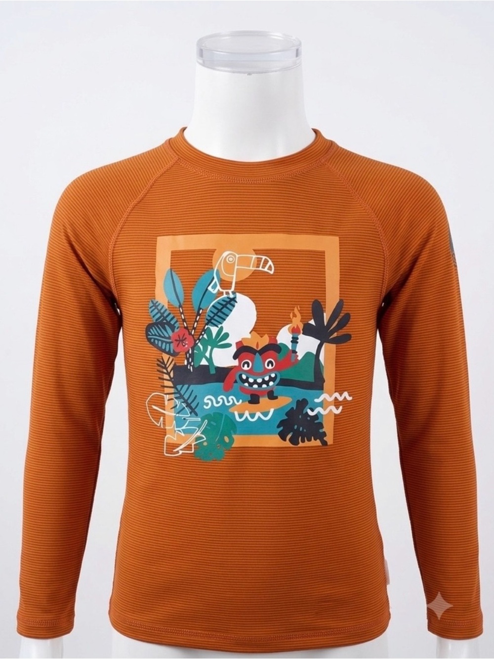 Souris Mini Kids Long Sleeve Swim Shirt UPF 50+ Orange
Aloha Size 8 NWT
